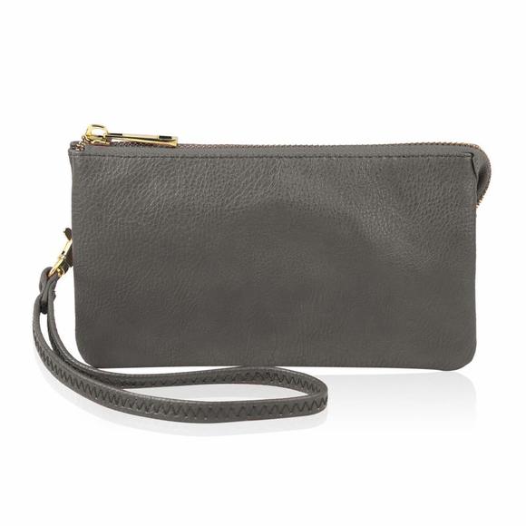 Convertible Faux Leather Wallet Purse Clutch - Mini Handbag Detachable Chain :P - Picture 1 of 7